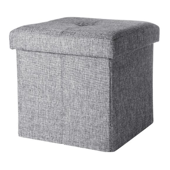 Foldable Fabric Storage Stool Multifunctional - Picture 2 of 9